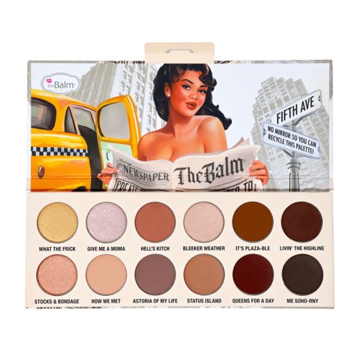 مجموعة ظلال العيون ايشادو مس نيود يورك من ذا بالم-12 لون