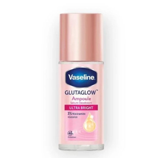 مزيل عرق سيروم جلوتا جلو الترا برايت من فازلين-45مل