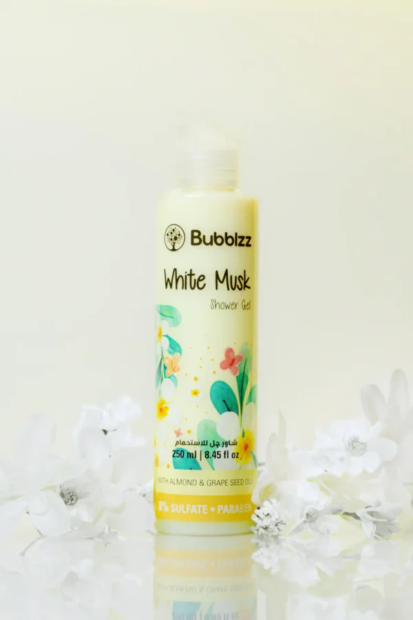 جل استحمام وايت مسك من بابلز-250مل
