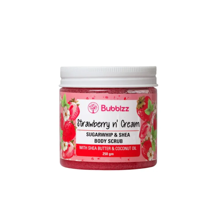مقشر الجسم ستروبيري آند كريم من بابلز - 250g