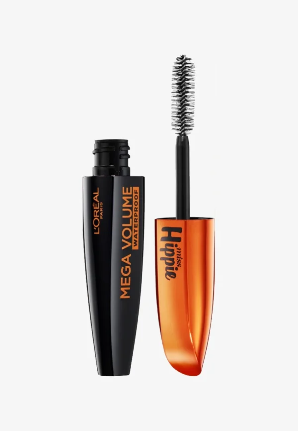 ماسكارا ميغا فوليوم كولاجين ميس هيبي مقاومة للماء أسود من لوريال باريس