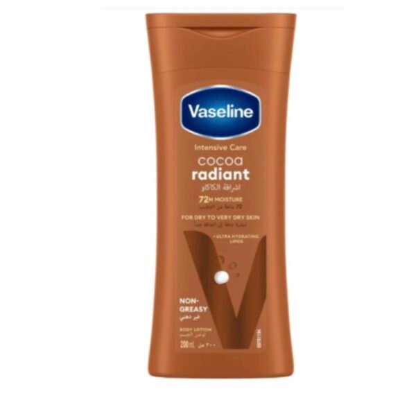 لوشن الجسم للعناية المركزة بزبدة الكاكاو النقية من فازلين-200مل