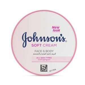 كريم مرطب ناعم للوجه والجسم من جونسون-200مل