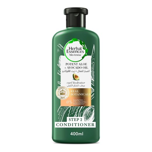 بلسم الصبار + زيت الافكادو يرطب ويغذي الشعر من هيربال-400مل