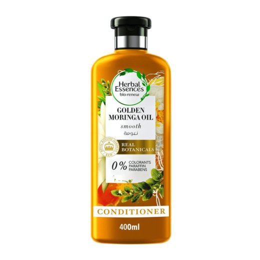 بلسم نعومة الشعر زيت مورينغا الذهبي من هيربال-400مل