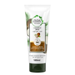 كريم يترك على الشعر بحليب جوز الهند والنباتات المعتمدة من هيربال-180مل
