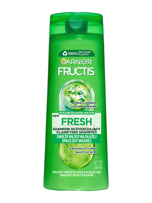 شامبو فروكتيس فريش لتقوية وتنظيف الشعر العادي والدهني من غارنييه -400 مل