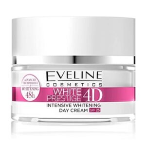 كريم وايت برستيج 4D  لتفتيح البشرة مع 25%حماية من الشمس من ايفلين -50 مل