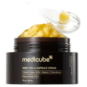 كريم كبسولات الكولاجين بفيتامين سي لترطيب وتفتيح البشرة من ميديكيوب-55g