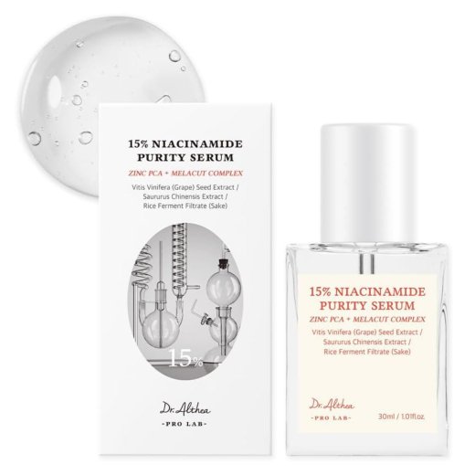 سيروم النياسيناميد 15% النقي لتفتيح البشرة وتضيق المسام  من دكتور الثيا -30مل