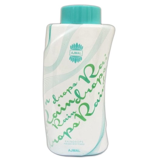 بودرة معطرة للجسم رين دروبس الخضراء برائحة منعشة وناعمة من أجمل - 100g