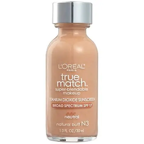 كريم أساس ترو ماتش سوبر بليندابل لتغطية طبيعية وتوحيد لون البشرة من لوريال باريس - درجة N3 Natural Buff